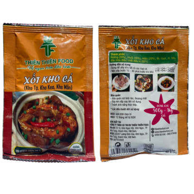 Xốt Kho Cá 60gr Gia vị Hoàn Chỉnh Thiên Thiên Food