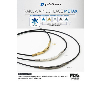 [MỚI] Vòng cổ Phiten Metax Rakuwa necklace Diamond cut TG899051/TG899053/TG899151/TG899153/TG89921/TG899253