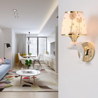 Đèn tường TUREN hình cá heo độc đáo trang trí nội thất hiện đại, sang trọng .
