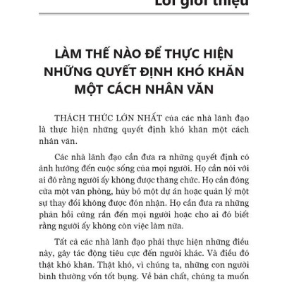 Lãnh Đạo Với Lòng Trắc Ẩn