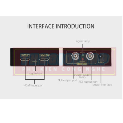 Bộ Chuyển Đổi HDMI To 3G/SDI FJ-SH202 - Hàng Nhập Khẩu