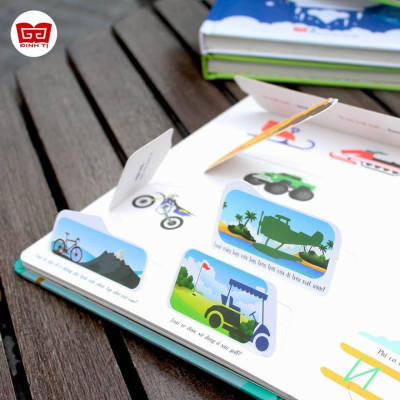 Sách - Lift The Flap - Lật Mở Khám Phá Thế Giới - 100 Từ Mới Đầu Tiên Về Thế Giới Quanh Em - Đinh Tị Books