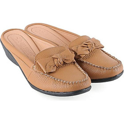 Giày sabo nữ da bò Huy Hoàng nhiều màu HT7935-36-37