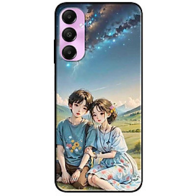 Ốp lưng cho Samsung A13 4G - A13 5G - A33 5G - A53 - A12 - A22 4G - M12 - F12 - Cặp Đôi Ngồi Đồi - Hàng Chính Hãng