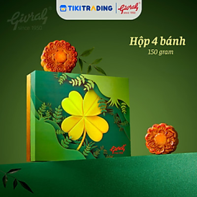 Hộp 4 Bánh Trung Thu Givral Tết Đoàn Viên 10 (150gr)
