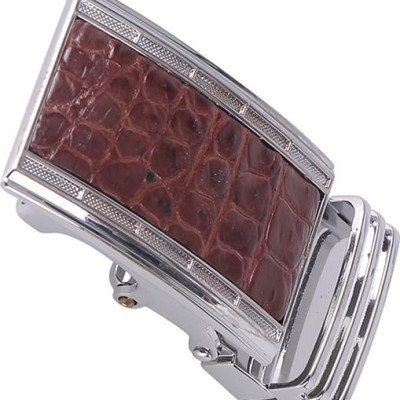 Đầu Khóa Da Cá Sấu 3,5 Phân Đầu Trắng Huy Hoàng HT9210 - Nâu Đất