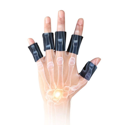 Bộ 10 băng bảo vệ ngón tay AOLIKES A-1589 khi chơi bóng rổ sport finger protection sleeve