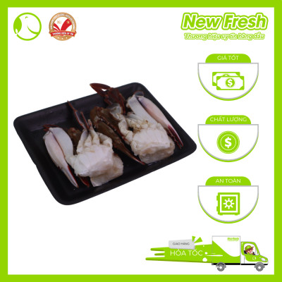 Ghẹ Cắt Xuất Khẩu - Túi 1Kg (16-20 Miếng)