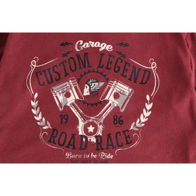 Áo thun dài tay phong cách Retro_Biker_dã ngoại