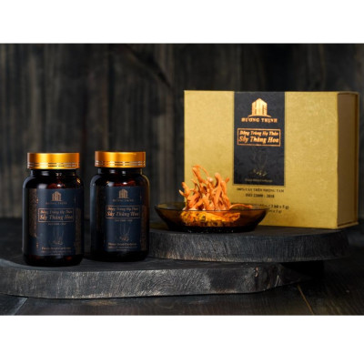 ĐÔNG TRÙNG HẠ THẢO SẤY THĂNG HOA 10 GAM (2 HŨ X 5 GAM)