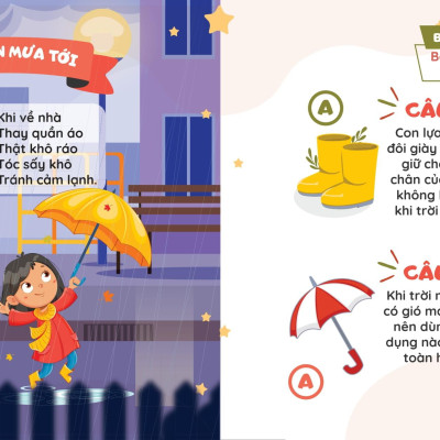 Sách - Kỹ Năng Sống Dành Cho Trẻ Mầm Non - Dạy Bé Bảo Vệ Bản Thân - Con Không Đi Theo Người Lạ