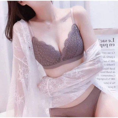 Áo lót ren mút mỏng. Áo ngực không gọng sexy