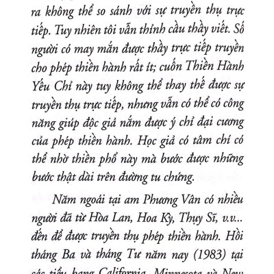 Thiền Hành Yếu Chỉ (Tái Bản 2022)