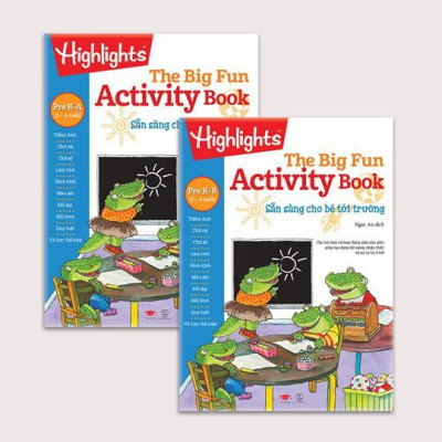 Sách Big fun Activity books Kindergarten - Phát triển toàn diện cho trẻ 2-4 tuổi