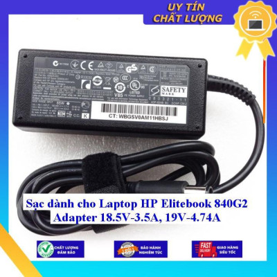 Sạc dùng cho Laptop HP Elitebook 840G2 Adapter 18.5V-3.5A 19V-4.74A - Hàng Nhập Khẩu New Seal