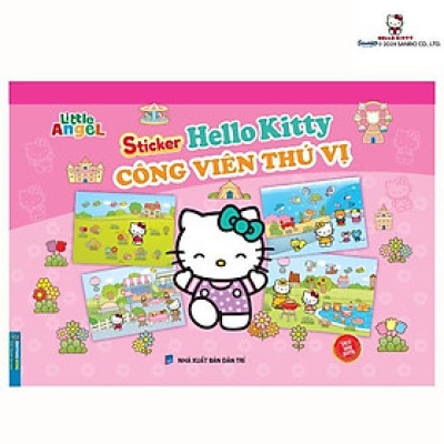 Sách - Sticker Hello Kitty - Công Viên Thú Vị - Minh Thắng