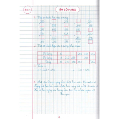 Sách - Vở Ô Li Bài Tập Toán Lớp 3 - Quyển 1 - Dùng Kèm SGK Chân Trời Sáng Tạo - Hồng Ân