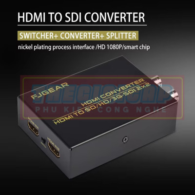 Bộ Chuyển Đổi HDMI To 3G/SDI FJ-SH202 - Hàng Nhập Khẩu