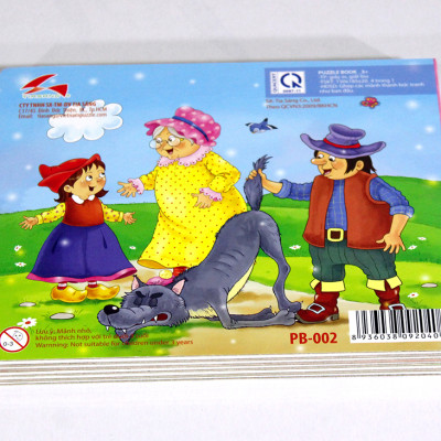 Sách xếp hình Tia Sáng - Cô bé quàng khăn đỏ