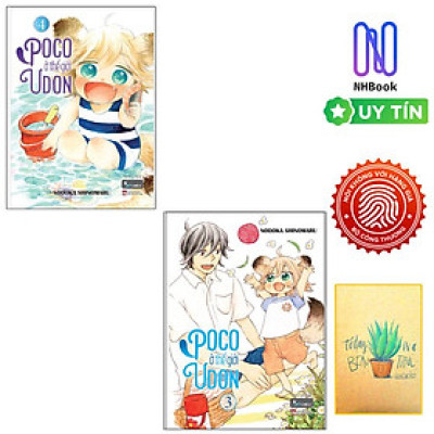 Combo Poco Ở Thế Giới Udon – Tập 3+ 4 ( Tặng sổ tay xương rồng)