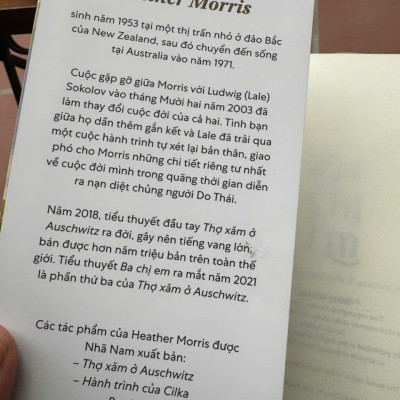 BA CHỊ EM – Heather Morris – Phan Quế Anh dịch – Nhã Nam – NXB Hội nhà văn