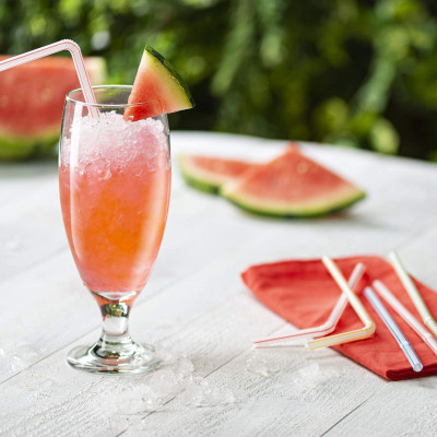 Set 50 ống hút dài Flexible Straw φ6mmx250mm - Hàng nội địa Nhật Bản