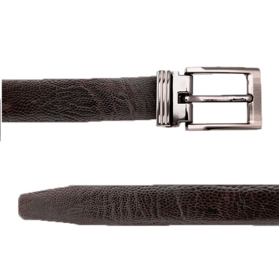 Thắt Lưng Nữ Da Đà Điểu Trơn Huy Hoàng HT5412 - Nâu Đất