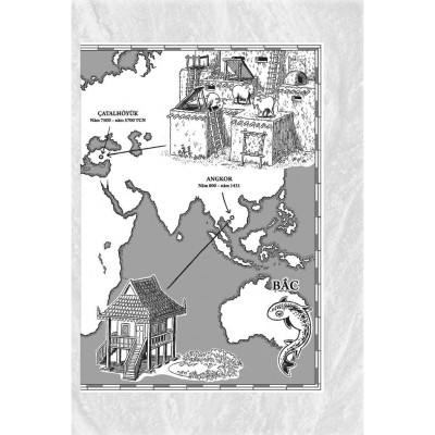 Sách - Bốn Thành Phố Biến Mất - Lịch Sử Bí Ẩn Về Kỉ Nguyên Đô Thị - Tân Việt Books