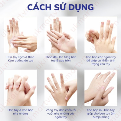 Kem Dưỡng Da Tay Hatomugi The Hand Cream (Tuýp 65g)