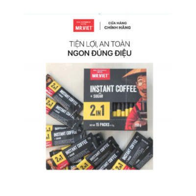 Cà Phê Hoà Tan Mr.Việt - 2 trong 1 Instant Coffee