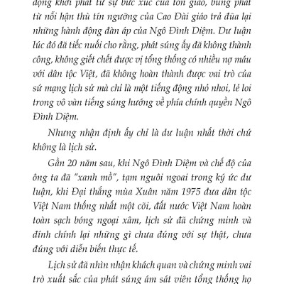 Người Ba Lần Mưu Sát Ngô Đình Diệm - (Kỷ niệm 50 năm ngày giải phóng miền Nam thống nhất đất nước 1975 - 2025)