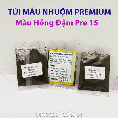 Túi Bột Nhuộm Màu Hoa Tươi Nhập Khẩu Công nghệ Israel (1 túi pha 1L nước màu hoa) Premium Color nhuộm được trên 200 cành hoa tươi