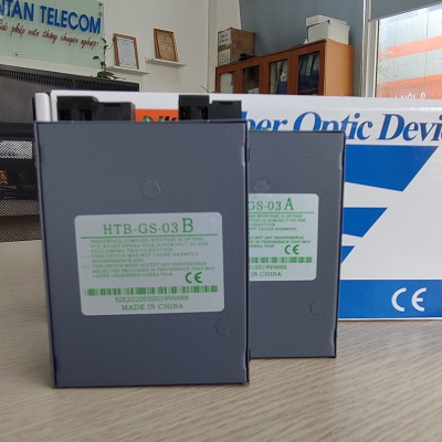 Converter quang 1 sợi 1000mb  (1 Sợi quang) Netlink HTB-GS-03 AB (2 thiết bị) - Hàng Chính Hãng
