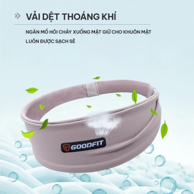 Băng đô chặn mồ hôi trán GoodFit GF804SB