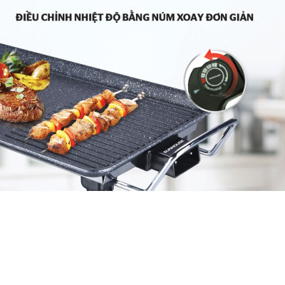 Vỉ nướng điện Sunhouse SHD4607 1500 W - Hàng Chính Hãng 100%