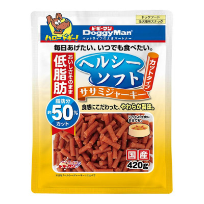 QUE GÀ MỀM & BÒ MỀM BỔ DƯỠNG DOGGYMAN NHẬP KHẨU NHẬT BẢN TÚI 420G