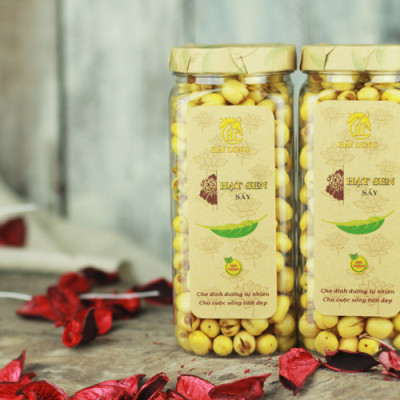 Combo Hạt Sen Sấy Hải Long (230g) + Sen Sấy Gừng Mật Ong Hải Long (230g)