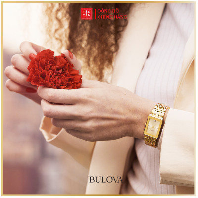Đồng Hồ Thời Trang Nữ Bulova Quadra Máy Pin 97P140 20.5mm x 25mm