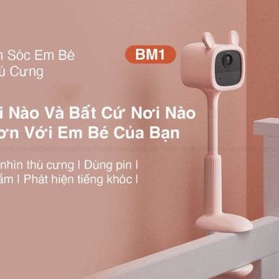 Camera không dây pin sạc IP WIFI EZVIZ BM1 trông trẻ phát hiện tiếng khóc - Hàng chính hãng