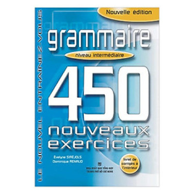 Sách - 450 Grammaire Niveau Intermédiare - Nhân Trí Việt