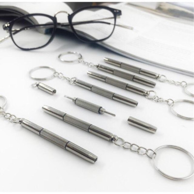 Móc chìa khoá tua vít đa năng, chuyên dụng sửa chữa đồng hồ/chỉnh ốc vít cho kính mát,kính cận,kính thời trang