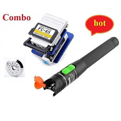 Dao cắt sợi quang FC-6S + Bút 30KM Tặng Lưỡi Dao Cắt Quang Thay Thế
