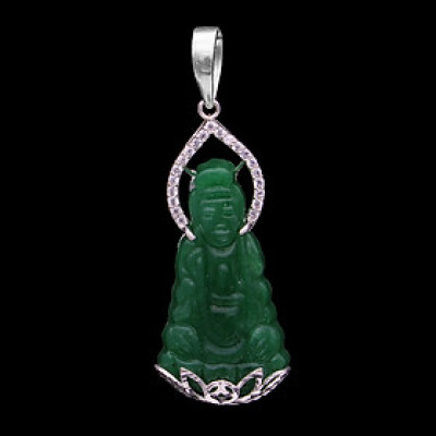 Mặt Dây Chuyền Nam Nữ Bạc Hiểu Minh MDN035 PHẬT BÀ