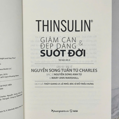 Thinsulin - Giảm Cân & Đẹp Dáng Suốt Đời - Mary Ann Marshall, Nguyễn Song Anh Tú, Nguyễn Song Tuấn Tú Charles