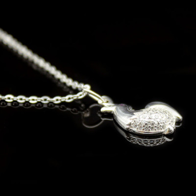 Dây Chuyền Và Mặt Dây Chuyền Nữ Bạc Ý Bạc Hiểu Minh DMD211 Con Gà