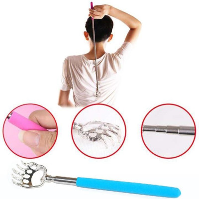 Cây Gãi Lưng Hợp Kim Hình Móng Vuốt Gấu Gãi Đã Ngứa Loại Tốt Mềm Êm Thao Tác Đơn Giản Kéo Rút Là Dùng