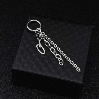 Bông tai nam nữ xích thả so le style idol nhiều kiểu