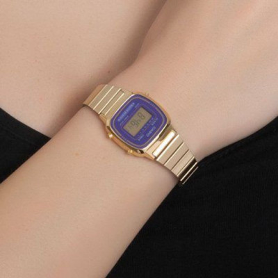 Đồng Hồ Điện Tử Nữ Casio LA670WGA-6DF Dây Kim Loại