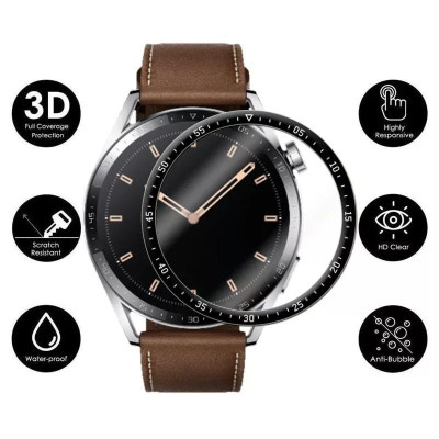 Cường lực 3D Cạnh Cong Full mặt kính cho Huawei Watch GT3 46mm / 42mm