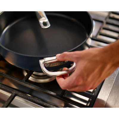 Chảo chiên chống dính Ceramic cao cấp Joseph Joseph Space 28cm - 010558,  tay cầm gấp gọn tiện dụng, an toàn sức khỏe